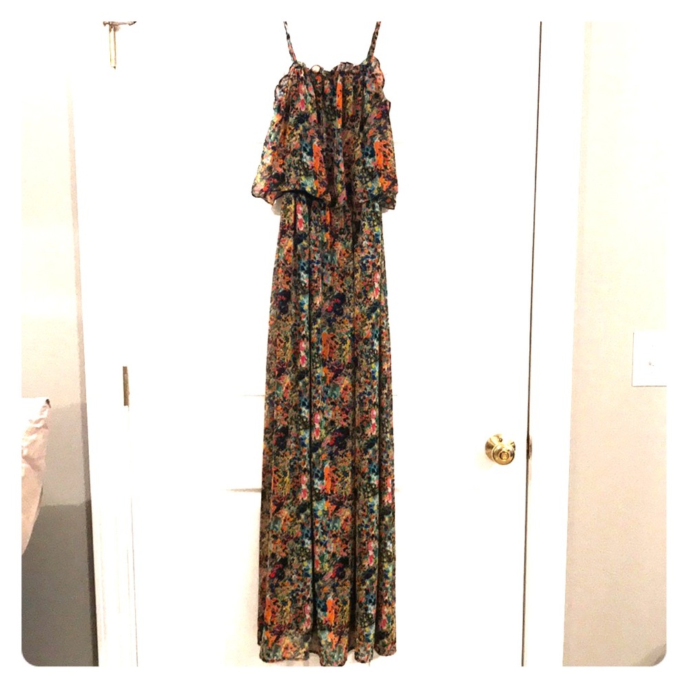 Collective Concepts Floral Maxi Dress - Multicolor